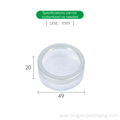 High Quality Powder Container With Window Cap